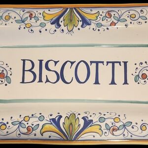 Colorful Biscotti Ceramic Tray